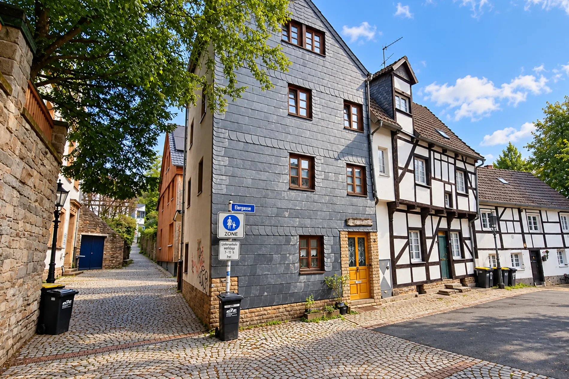 Essen Werden - Eiergasse Fachwerkhaus